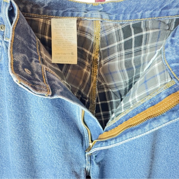 Carhartt Men's Relaxed Blue Jeans - Picture 6 of 6